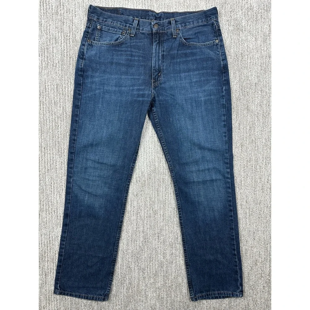 Levis 514 Straight Leg Jeans Men's 36x32 (fits 36x31.5) Medium Wash Blue Denim